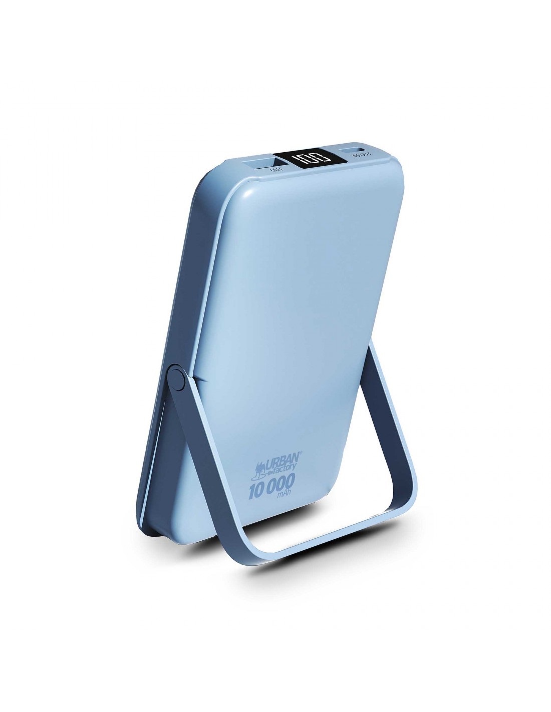 Urban Factory Powerbank MWP15UF Blu 10000 mAh con Display e USB-C