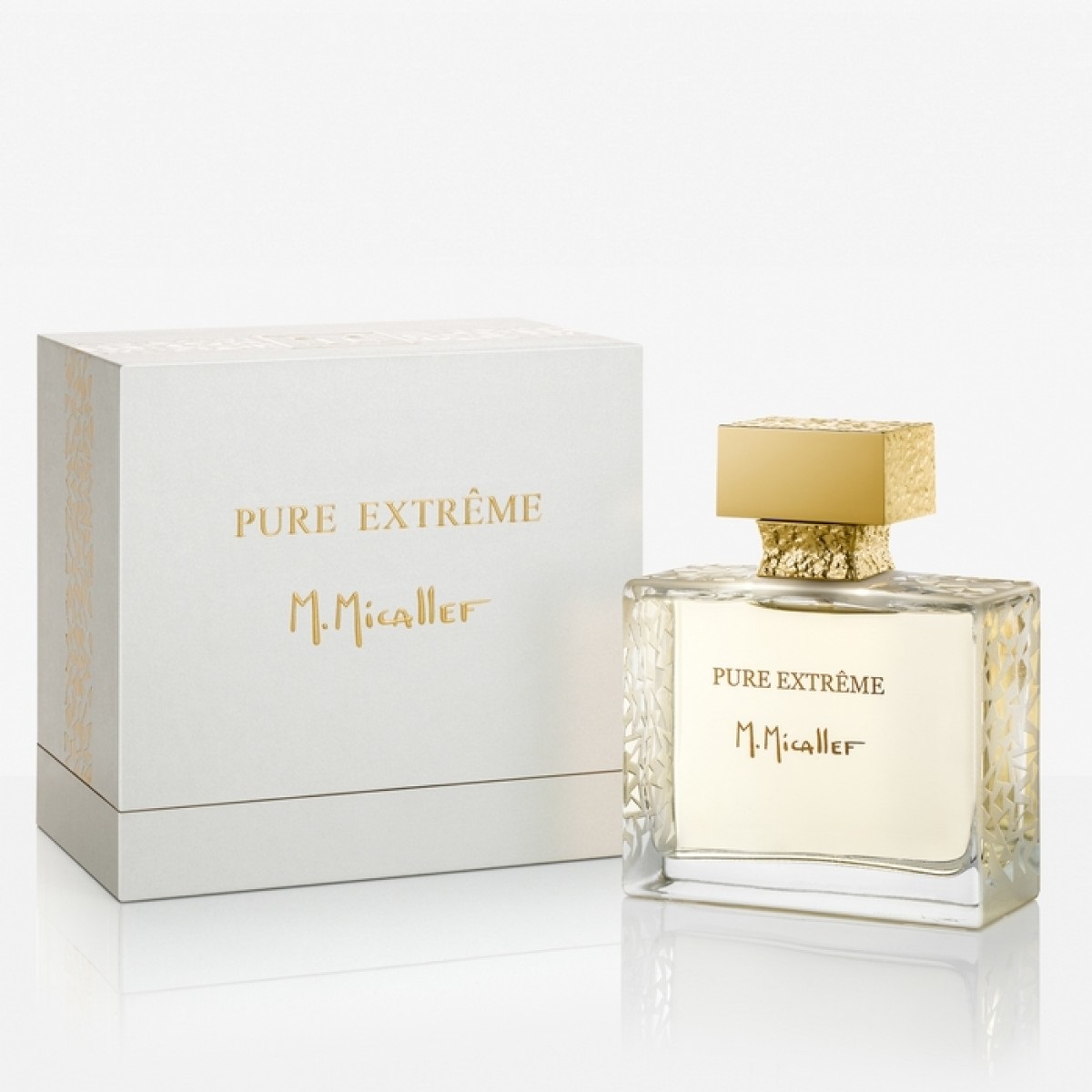 M.Micallef Pure Extrême Eau de Parfum 100 ml - Fragranza Floreale Muschiata con Note di Rosa e Gardenia
