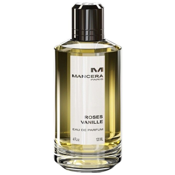 Mancera Roses Vanille Eau de Parfum 120 ml Unisex - Fragranza Ambrato Vanigliato con Note di Rosa e Limone