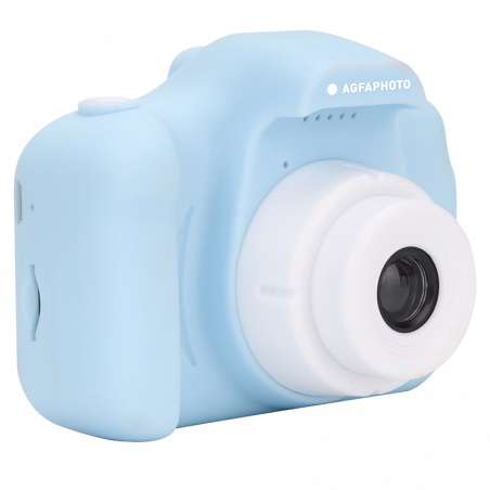 AgfaPhoto Compact Realikids Cam Mini - Fotocamera compatta per bambini 12 MP CMOS Blu con schermo IPS da 2''