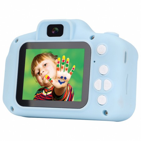 AgfaPhoto Compact Realikids Cam Mini - Fotocamera compatta per bambini 12 MP CMOS Blu con schermo IPS da 2''