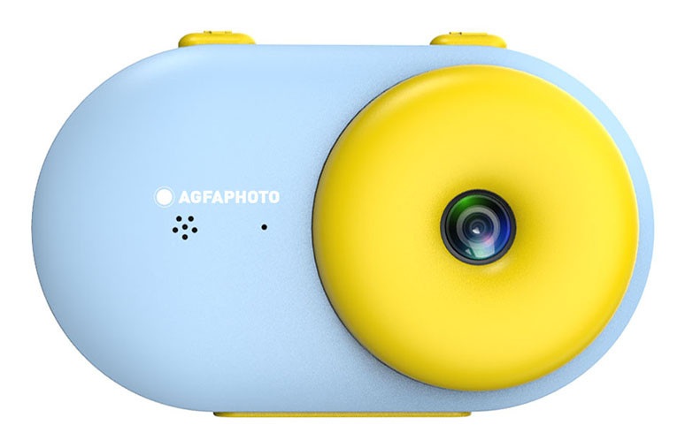 AgfaPhoto Realikids Cam Waterproof - Fotocamera digitale per bambini 32 MP, Impermeabile fino a 10 metri, LCD 2,4''