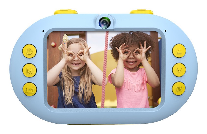 AgfaPhoto Realikids Cam Waterproof - Fotocamera digitale per bambini 32 MP, Impermeabile fino a 10 metri, LCD 2,4''