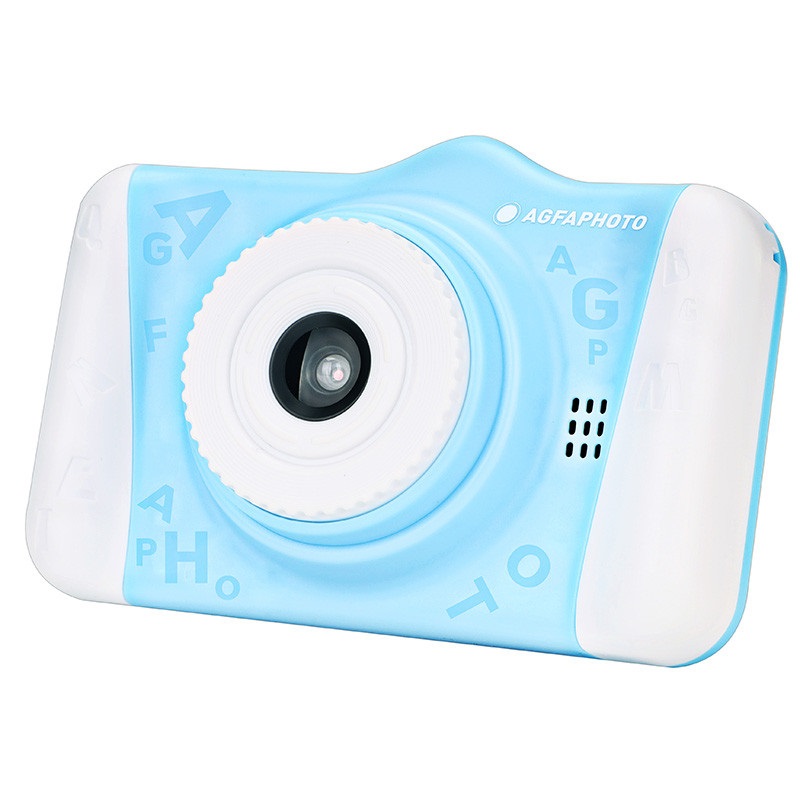 AGFA PHOTO Realikids Cam 2 - Fotocamera digitale per bambini con schermo da 3,5 pollici e sensore CMOS per foto e video in HD