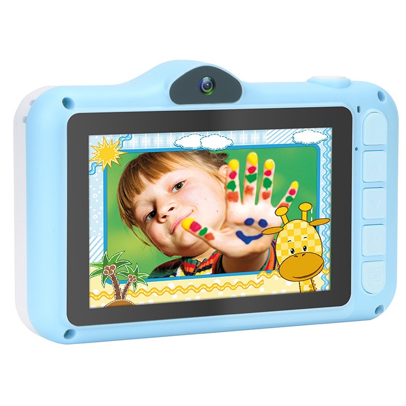AGFA PHOTO Realikids Cam 2 - Fotocamera digitale per bambini con schermo da 3,5 pollici e sensore CMOS per foto e video in HD
