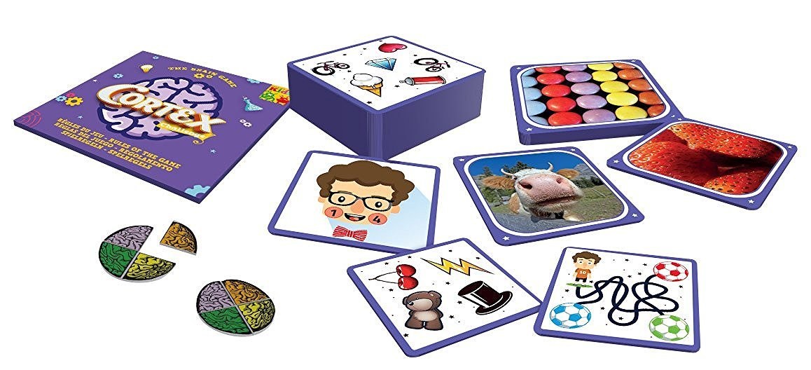Asmodee Cortex Challenge Kids - Gioco da Tavolo, 2-6 Giocatori, Età 6 , Stimola Memoria e Riflessi
