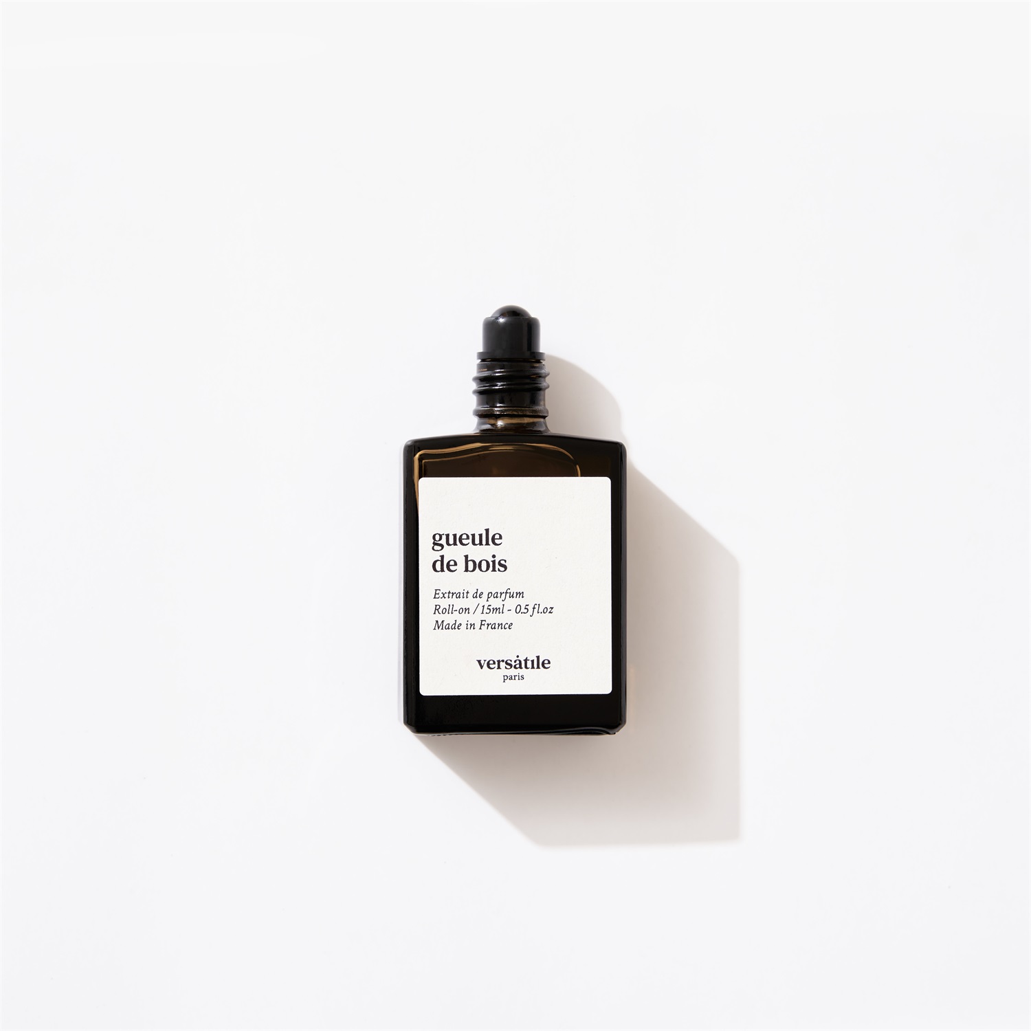 Versatile Paris Gueule de Bois Extrait de Parfum Unisex 15ml - Profumo Roll-On Legnoso con Note Speziate e Fumose