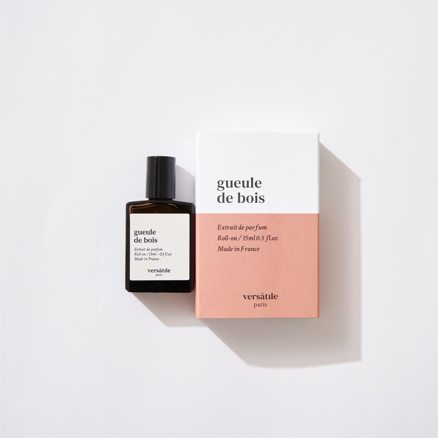 Versatile Paris Gueule de Bois Extrait de Parfum Unisex 15ml - Profumo Roll-On Legnoso con Note Speziate e Fumose