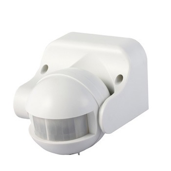V-TAC VT-8003 Sensore di Movimento e Crepuscolare Bianco - Rilevazione fino a 12 metri, IP44, Regolabile