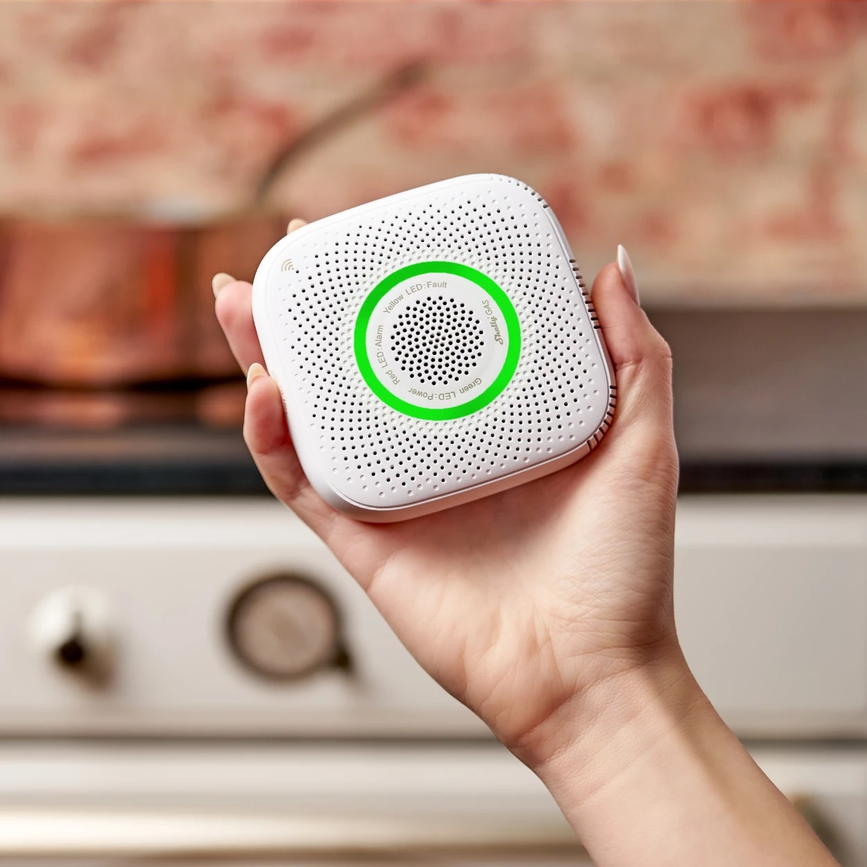 Shelly Gas LPG - Rilevatore di Gas Naturale e GPL con Wi-Fi e Allerta Sonora