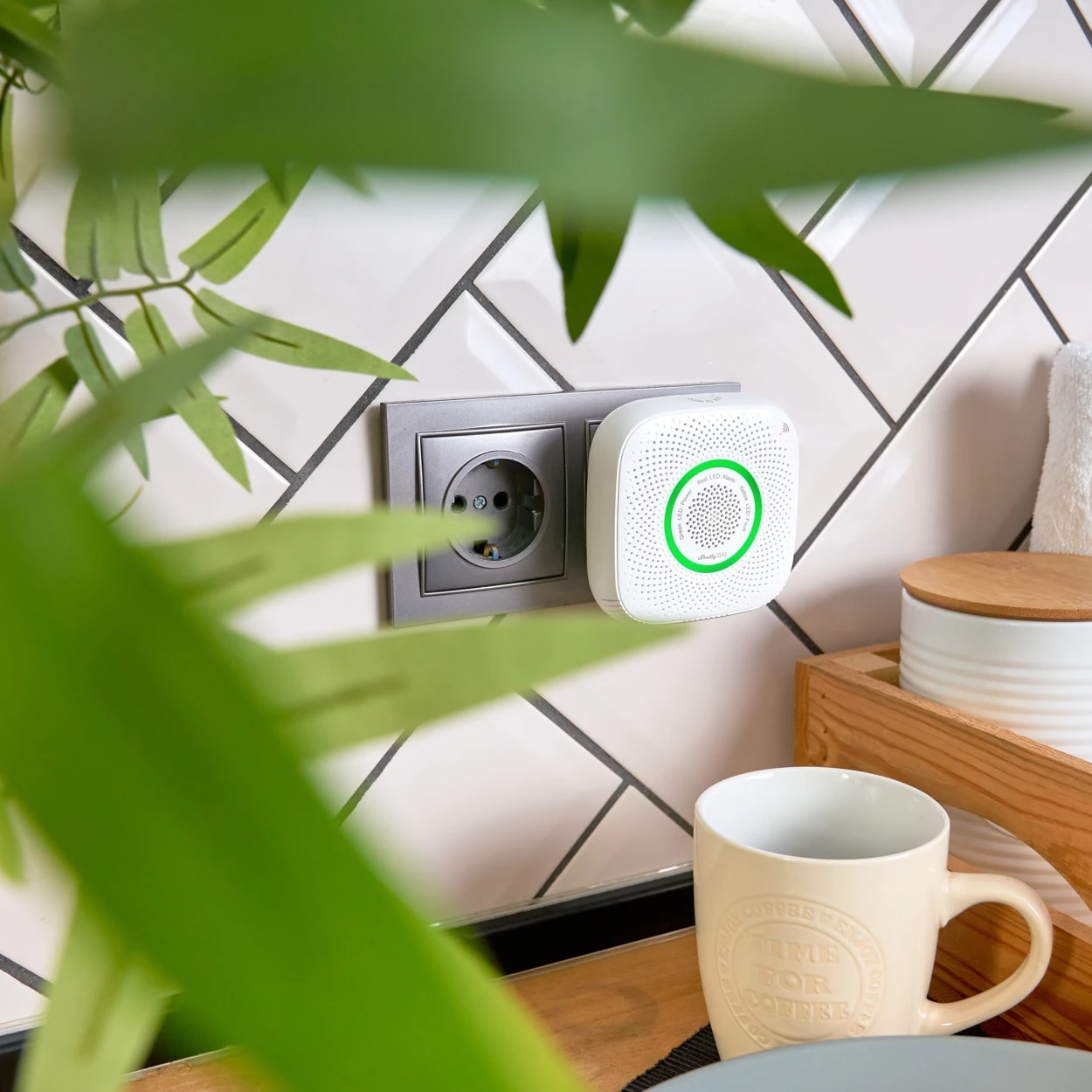 Shelly Gas LPG - Rilevatore di Gas Naturale e GPL con Wi-Fi e Allerta Sonora