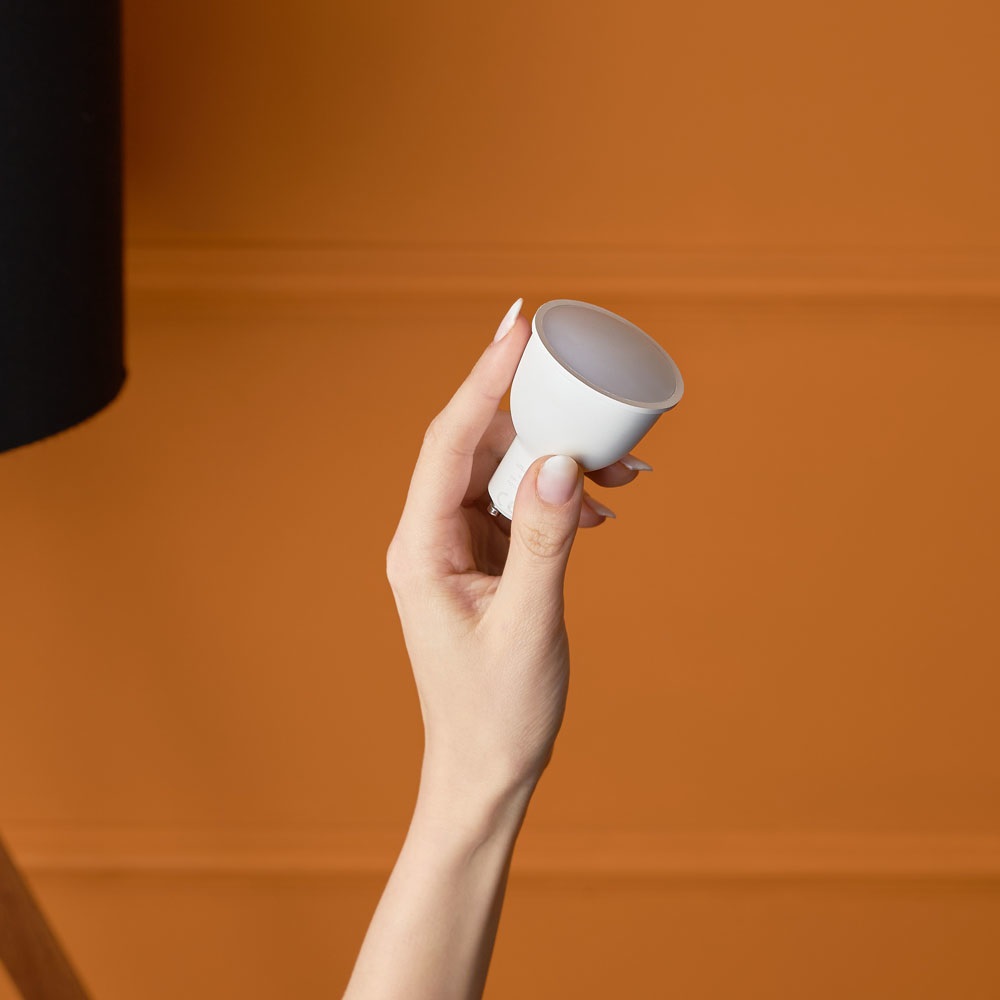 Shelly Duo GU10 - Lampadina LED Smart Wi-Fi RGBW Dimmerabile, 400 Lumen, Compatibile con Alexa e Google Home