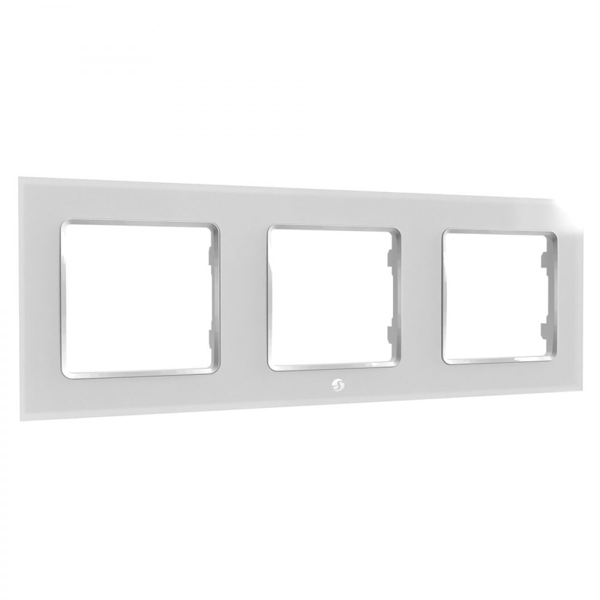 Shelly Telaio Bianco per Interruttore a 3 Pulsanti - Compatibile con Shelly Wall Switch