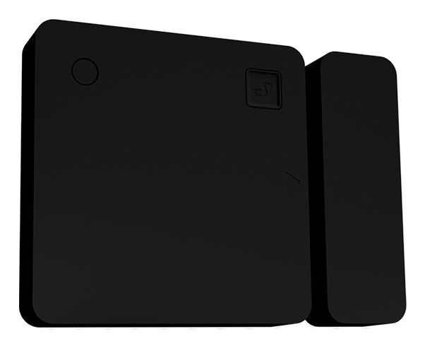 Shelly BLU Door/Window Nero - Sensore Porta/Finestra Bluetooth con Misurazione LUX e Angolo di Inclinazione, Compatibile con Alexa e Google Assistant, App iOS e Android