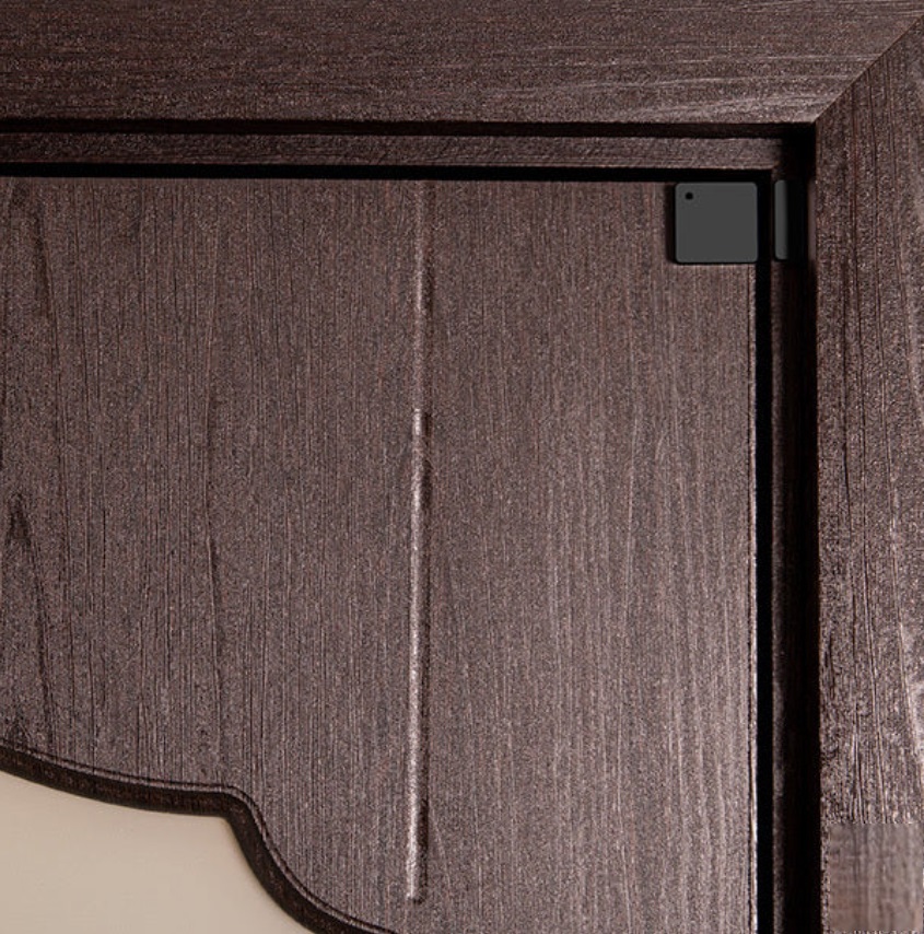 Shelly BLU Door/Window Nero - Sensore Porta/Finestra Bluetooth con Misurazione LUX e Angolo di Inclinazione, Compatibile con Alexa e Google Assistant, App iOS e Android