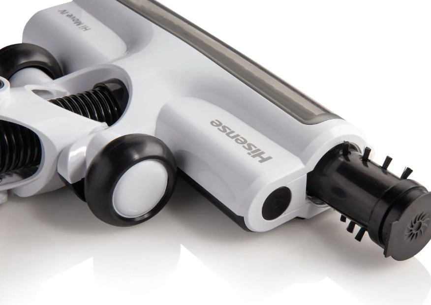 Hisense 738224 Scopa Elettrica Aspirapolvere a Bastone 2 in 1 Senza Sacchetto Bianco 0,5 L 110 W con Flusso d'Aria di 11 l/s