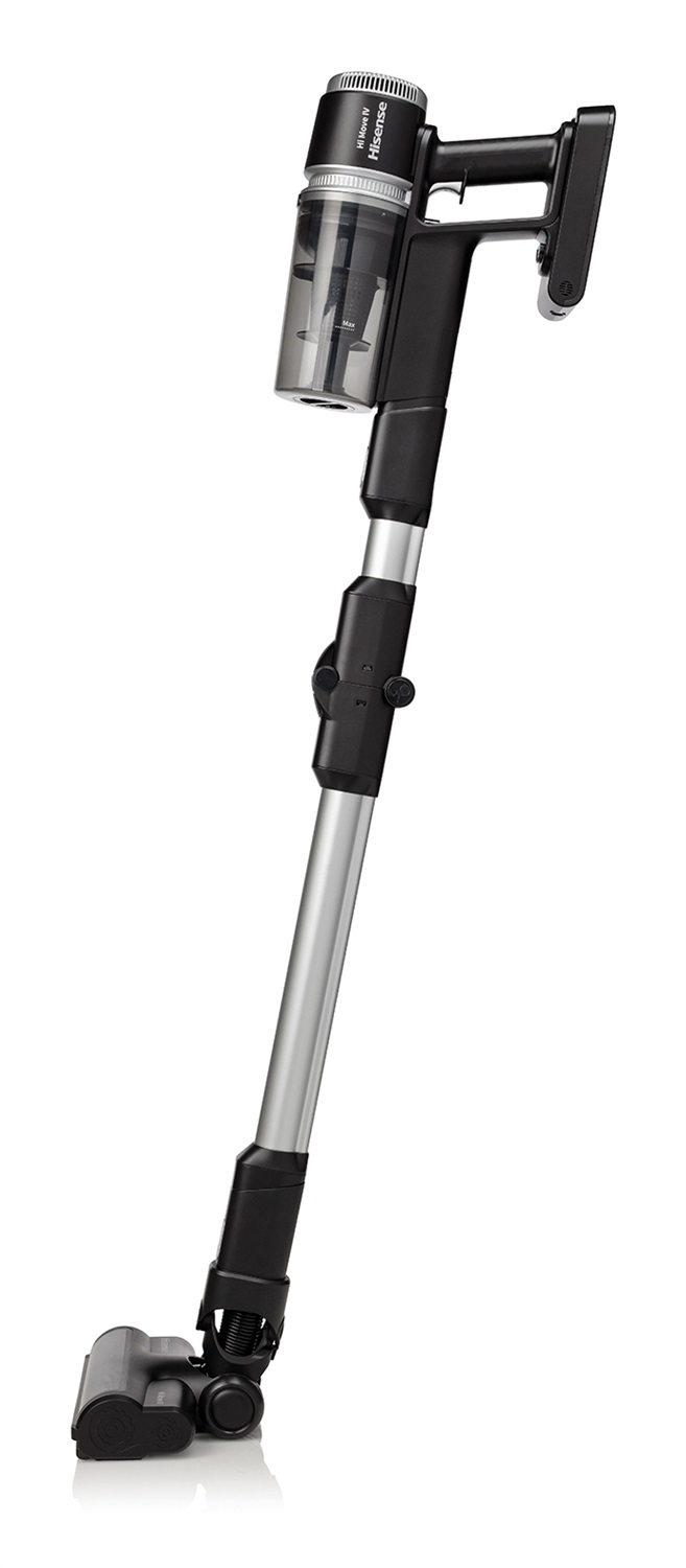 Hisense HVC6264BK Aspirapolvere a bastone 2 in 1 Senza sacchetto con Batteria 21,6 V, Potenza 150 W, Capacità 0,45 L, Autonomia 45 min, Ciclonico, EPA, Nero