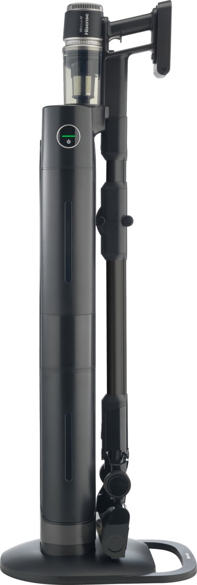 Hisense HVC676451DA Aspirapolvere Verticale 2in1 Senza Sacco, Batteria Li-Ion 60min, Potenza 400 W, Aspirazione 21000 Pa, Colore Nero