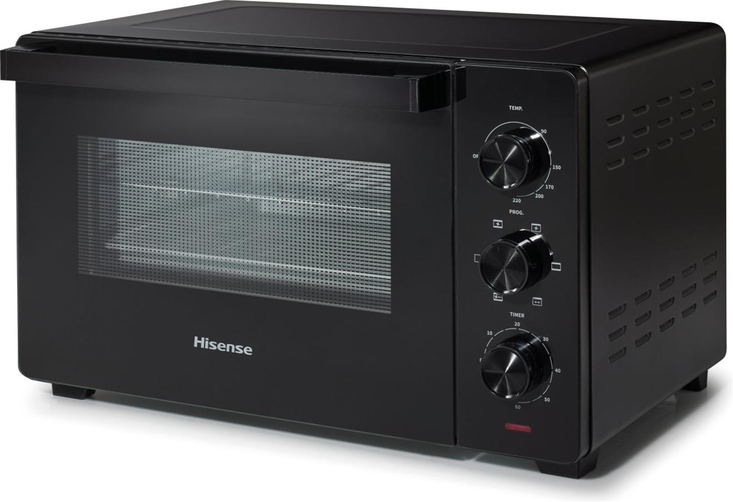 Hisense HOM30M Fornetto Elettrico 30L 1600W Ventilato con Girarrosto e Comandi a Manopola