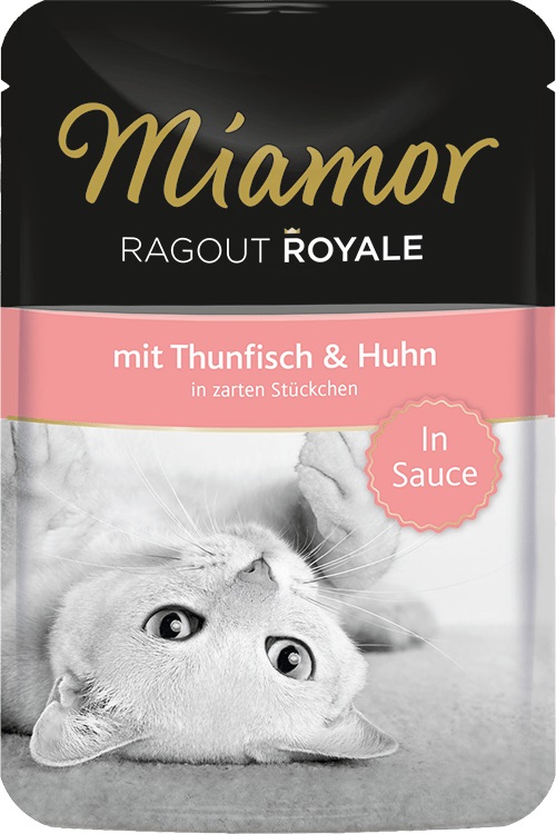 Miamor Ragout Royal cibo umido per gatti al tonno e pollo in salsa - 100 g