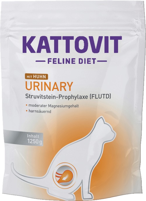 Kattovit Feline Diet Urinary Cibo Secco per Gatti Adulto con Pollo - 1,25 kg