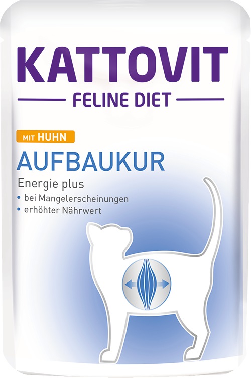 Kattovit Recovery Cibo Umido per Gatti - Pollo - 85 g - Alimento Dietetico Completo per Ripristino Nutrizionale e Convalescenza