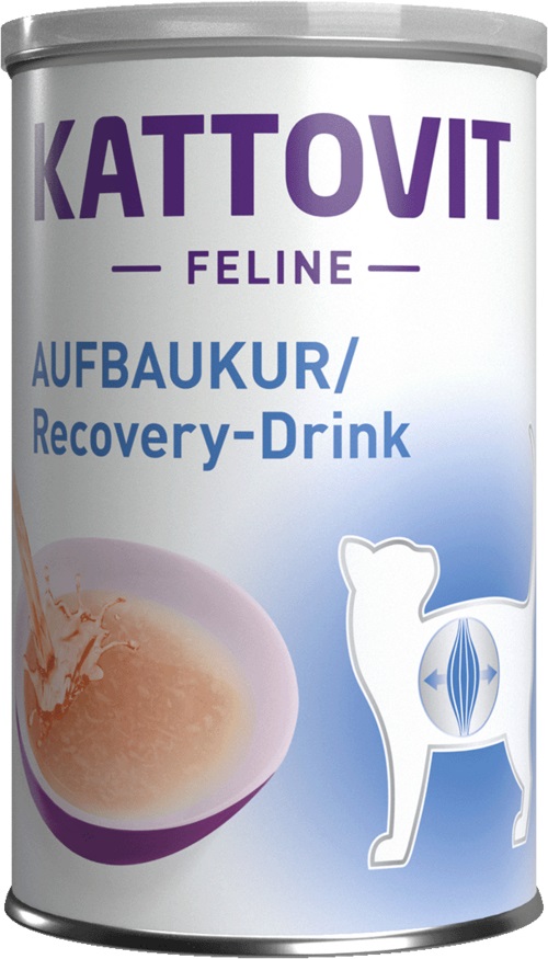 Kattovit Recovery Drink 135 ml - Cibo umido per gatti in convalescenza con carne pregiata e vitamine