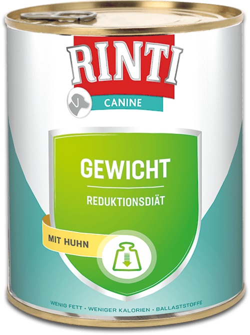 RINTI Canine Weight Control Pollo 800 g - Alimento dietetico per cani adulti in sovrappeso
