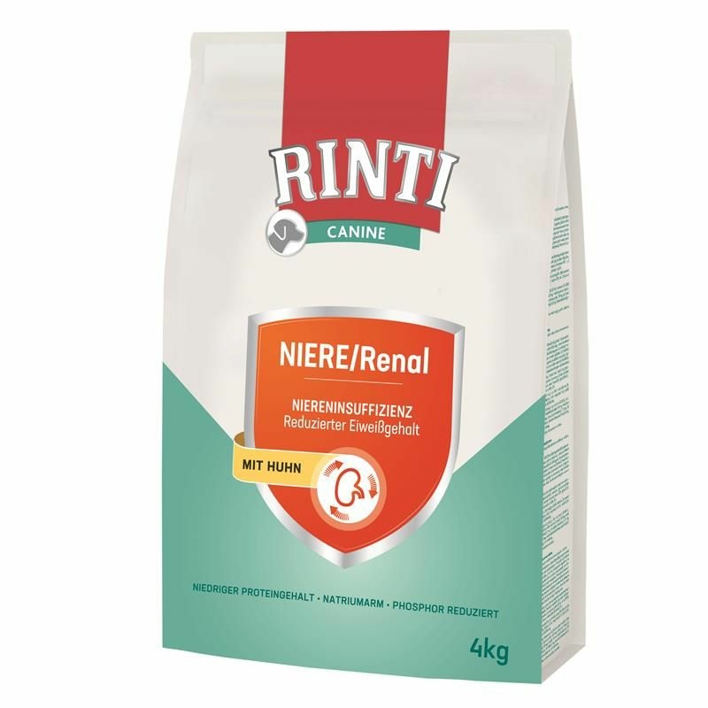 RINTI Canine Kidney/Renal Cibo Secco per Cani 4 kg - Pollo per Insufficienza Renale