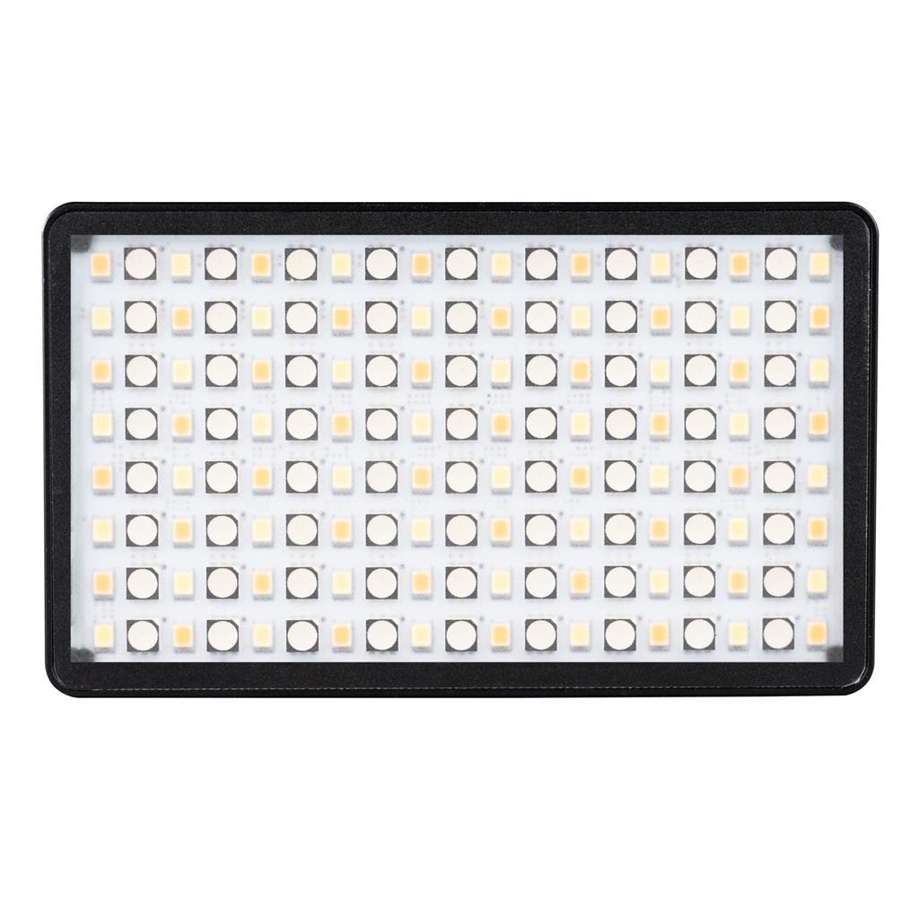 Dorr Illuminatore LED Slim BVL-152 RGB - Struttura in Alluminio, Display LCD, Batteria 1400 mAh