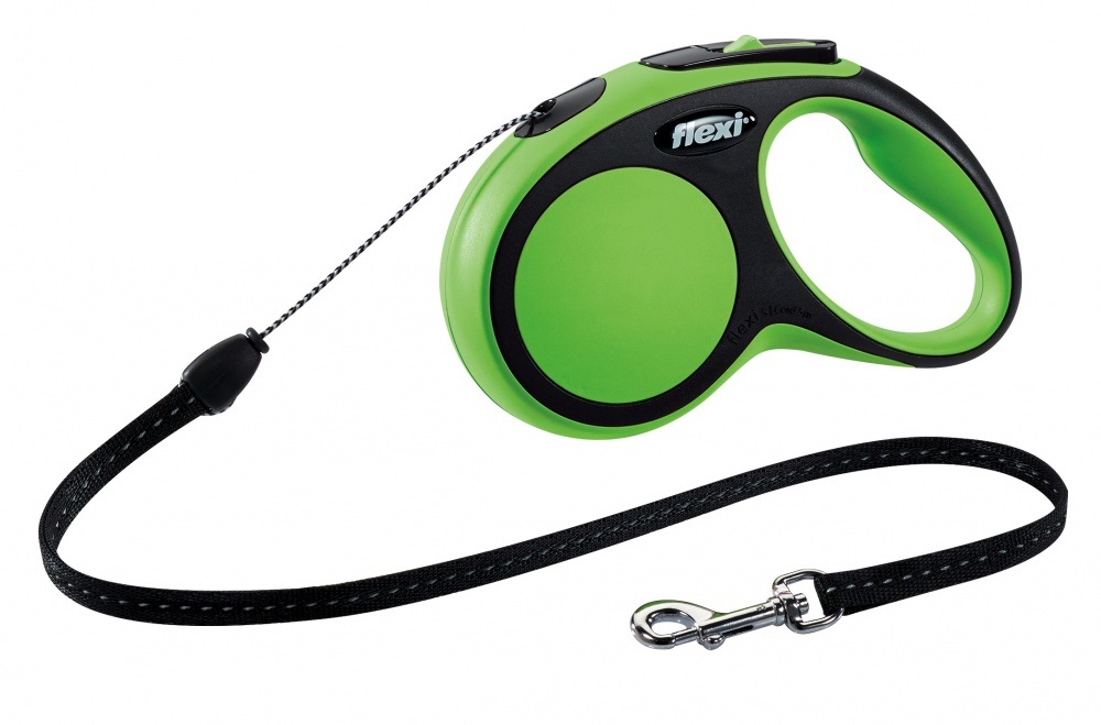 FLEXI New Comfort Guinzaglio Retrattile 5 m Verde Taglia S con Sistema Frenante Ergonomico