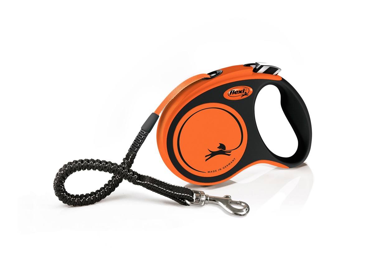 FLEXI Xtreme Guinzaglio Estensibile 5 m Arancione per Cani fino a 20 kg