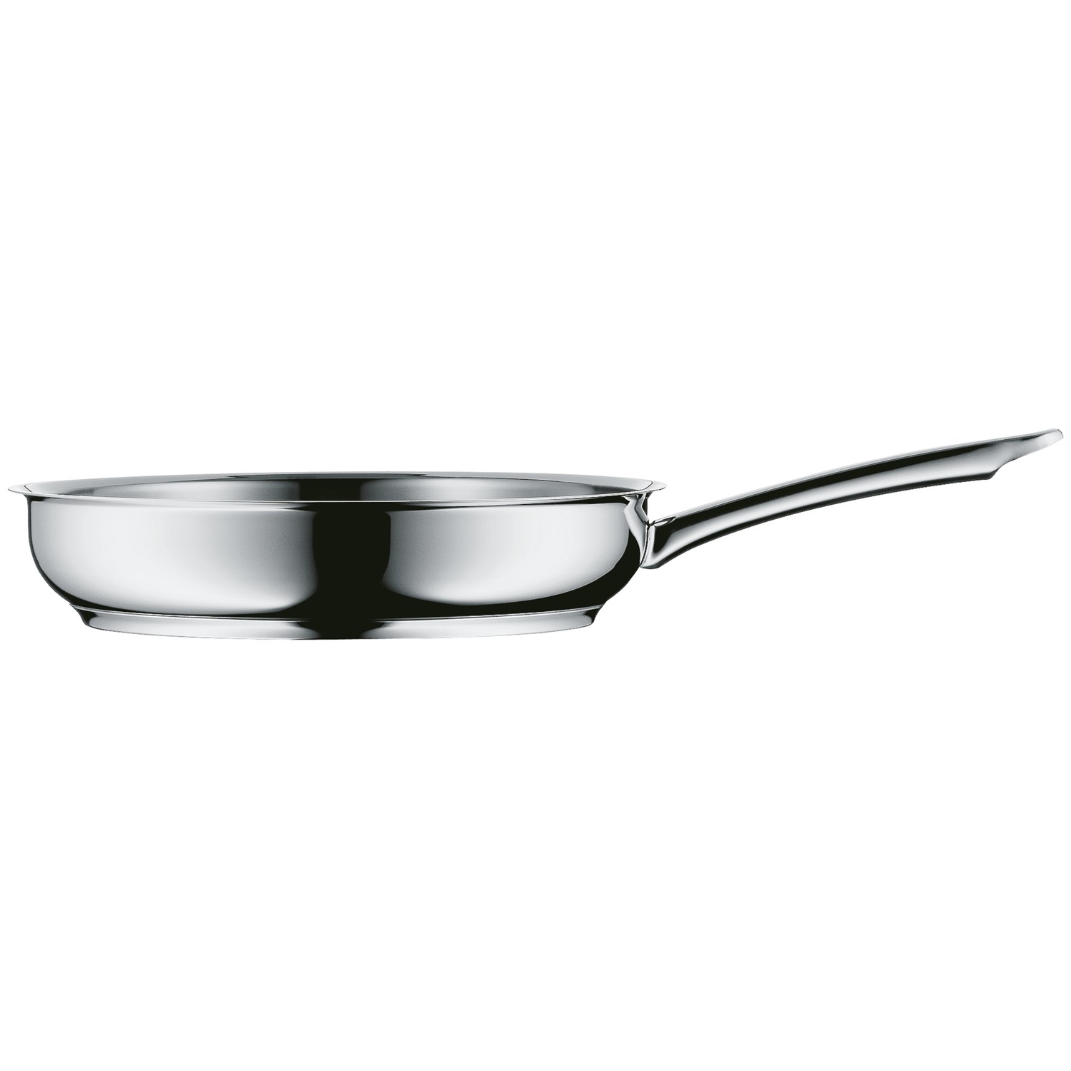 WMF Profi Padella 20 cm in Acciaio Satinato Cromargan - Lavabile in Lavastoviglie, Inodore e Insapore, Fondo Induzione TransTherm