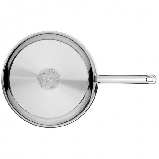 WMF Profi Padella 28cm in Acciaio Inox Cromargan 1810, Adatta per Induzione e Forno, Lavabile in Lavastoviglie