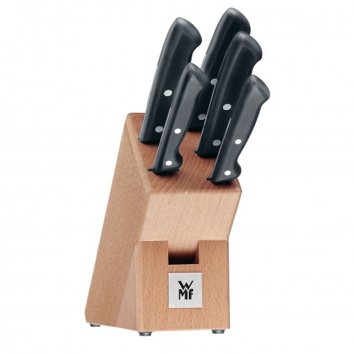 WMF 18.7469.9990 posata da cucina e set di coltelli 6 pz Set di coltelli/coltelleria con ceppo