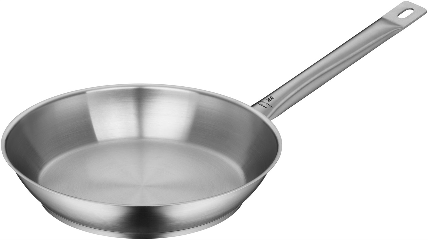 WMF Gourmet Plus Padella in Acciaio Inox 18/10, 24 cm - Antiruggine e Non Rivestita