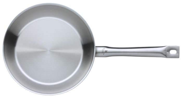 WMF Gourmet Plus Padella in Acciaio Inox 18/10, 24 cm - Antiruggine e Non Rivestita