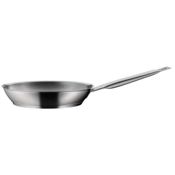 WMF Gourmet Plus Padella in Acciaio Inox 18/10, 24 cm - Antiruggine e Non Rivestita