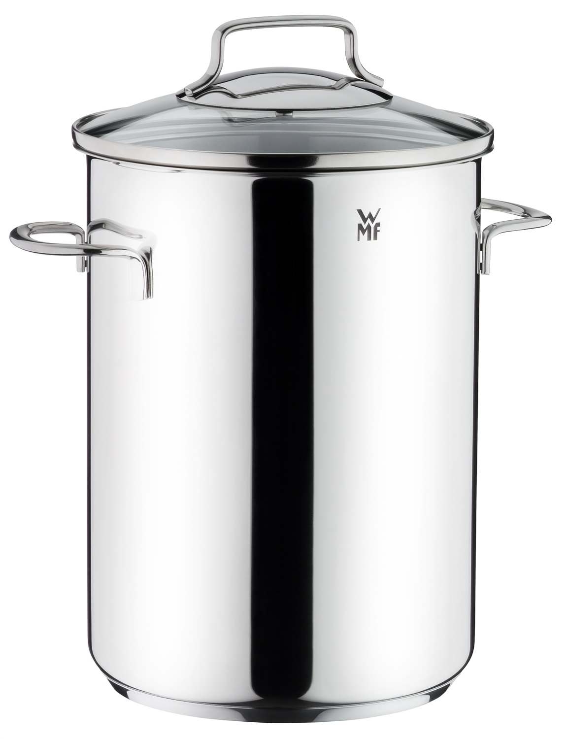 WMF Asparagiera con Coperchio in Vetro, 16 cm - Acciaio Inox 18/10, Design Elegante e Lavabile in Lavastoviglie