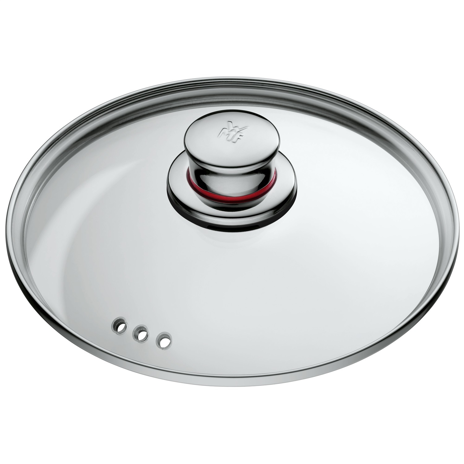 WMF Quality One Set di Pentole 4 Pezzi in Acciaio Inox con Coperchi in Vetro - Include Tegame e Pentole Ø 16, 20, 24 cm