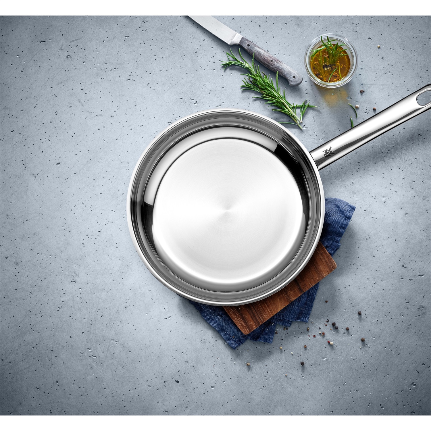 WMF Favorit e Profi Set di Pentole e Padelle in Acciaio Inox 18/10 Cromargan, 20 cm, Adatte a Tutti i Tipi di Cucine
