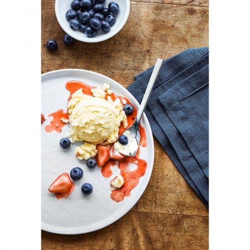 WMF Set da 6 Cucchiaini per Gelato in Acciaio Inox 18/10 Cromargan - Lunghezza 14 cm, Design Jutta Keil, Confezione Regalo