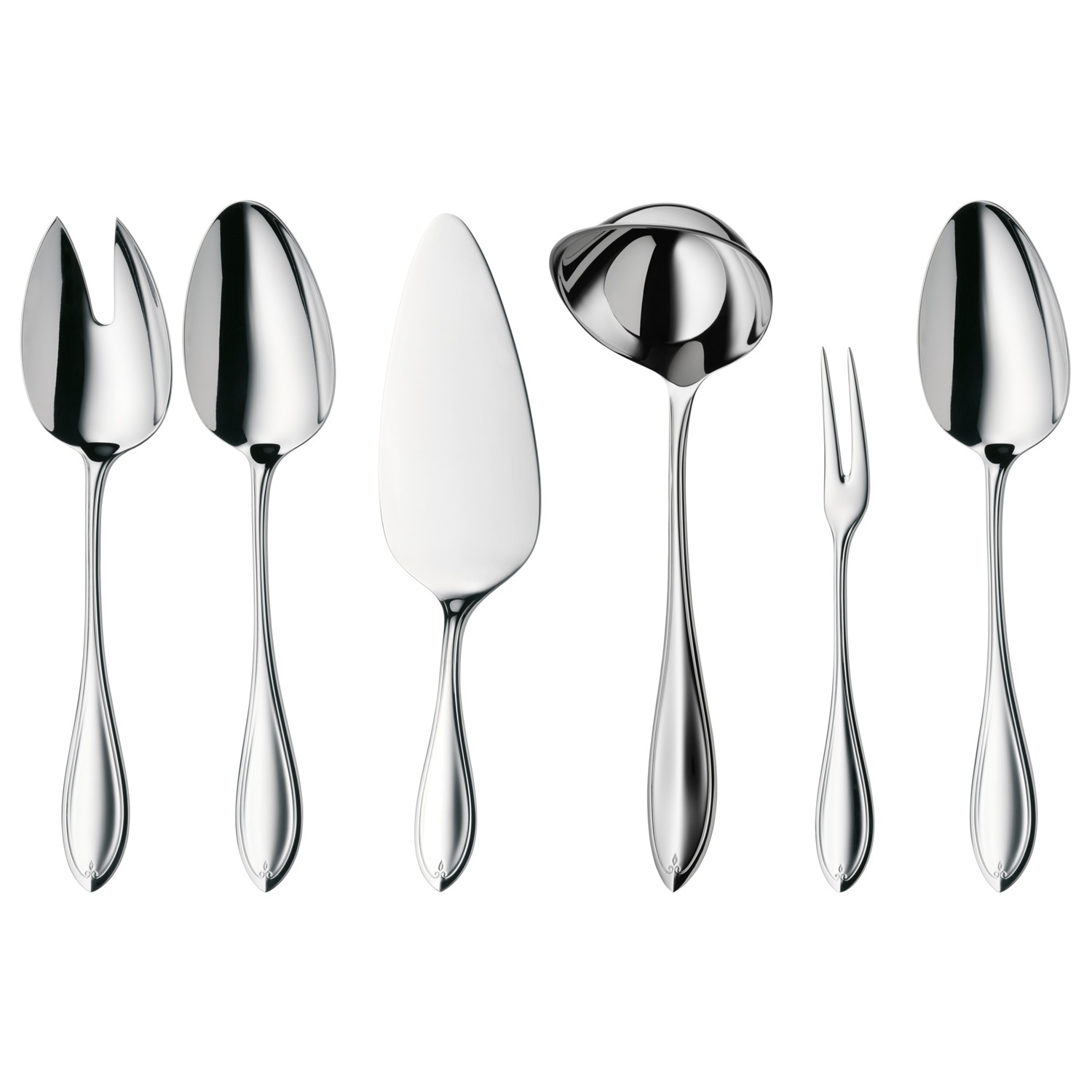 WMF Premiere Set di Posate 66 Pezzi in Acciaio Inox per 12 Persone con Manicatura Ergonomica e Cromargan Protect