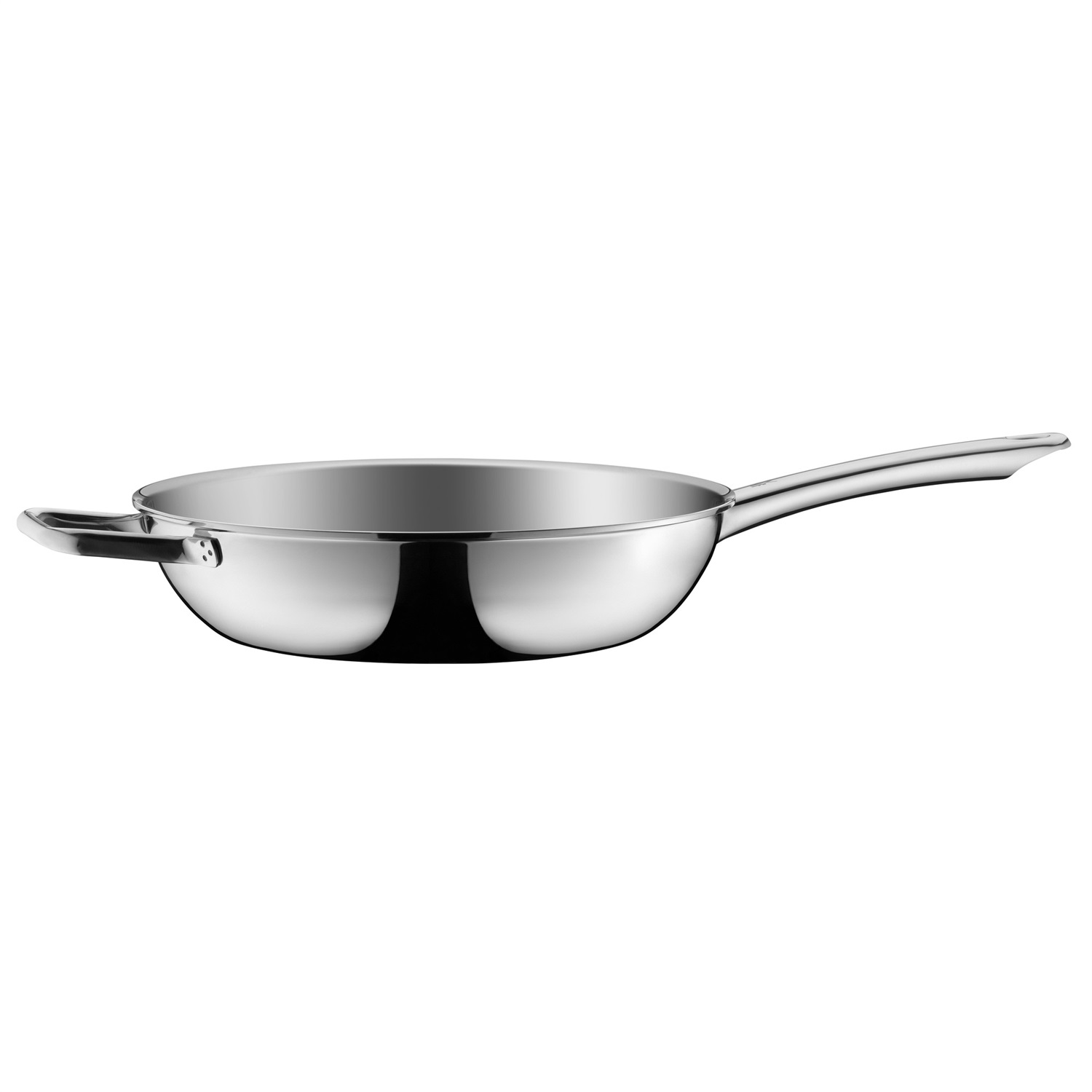 WMF Profi Resist Padella Wok in Acciaio Inox 28 cm con Rivestimento Antiaderente