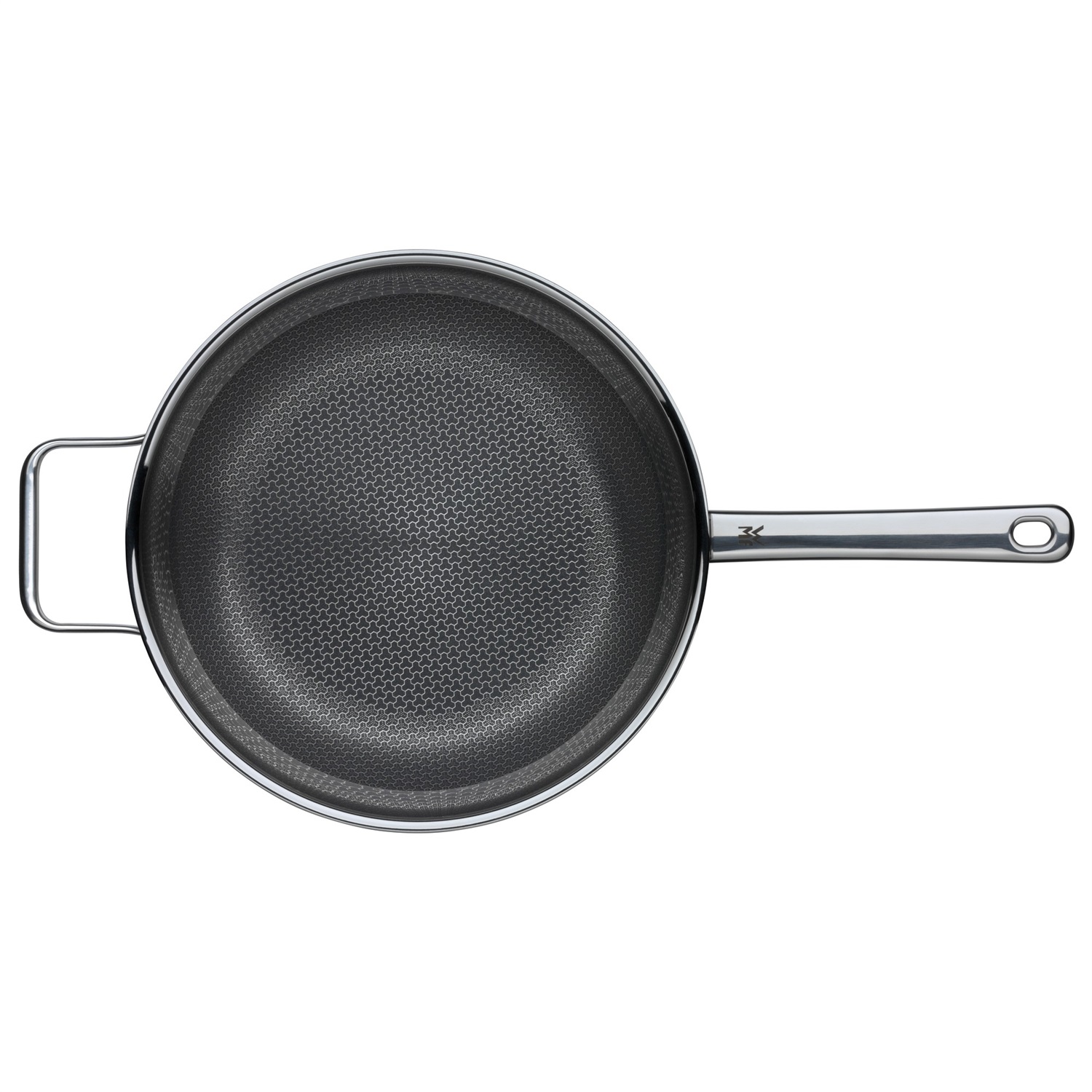 WMF Profi Resist Padella Wok in Acciaio Inox 28 cm con Rivestimento Antiaderente