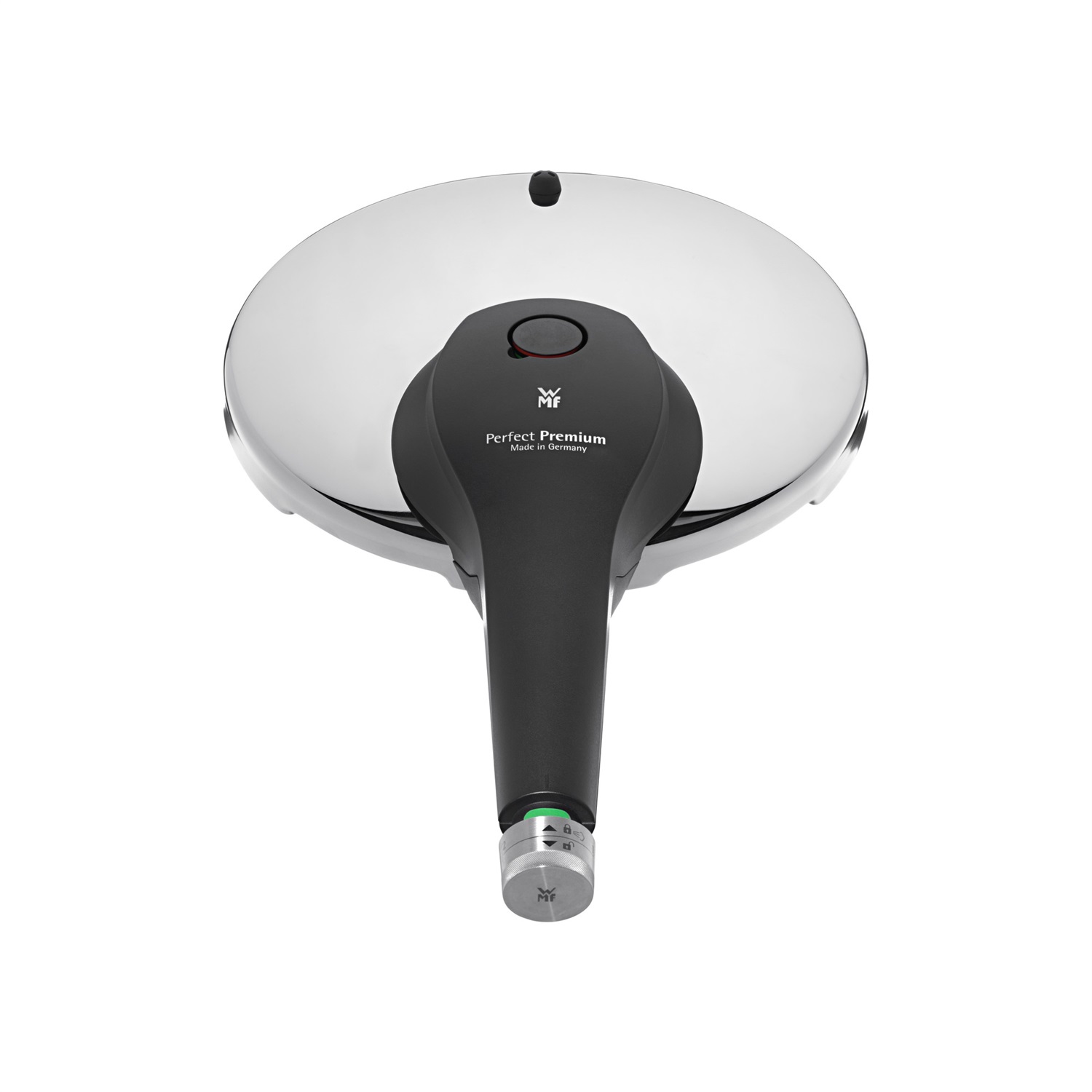 WMF Perfect Premium One Pot - Pentola a Pressione a Induzione, 6,5 L, 22 cm, Acciaio Inox Cromargan Lucido, 2 Livelli di Cottura, Manopola all-in-One