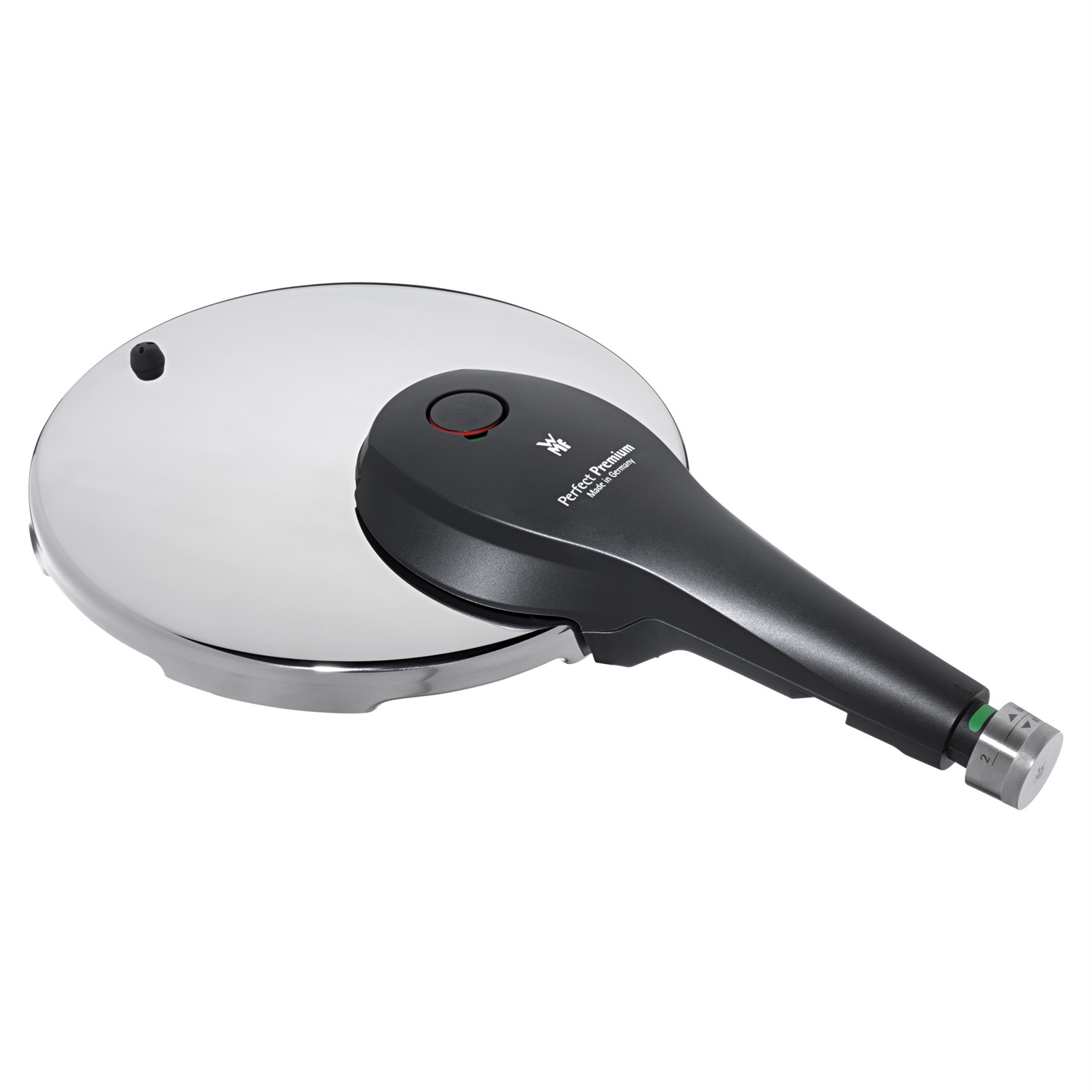 WMF Perfect Premium One Pot - Pentola a Pressione a Induzione, 6,5 L, 22 cm, Acciaio Inox Cromargan Lucido, 2 Livelli di Cottura, Manopola all-in-One