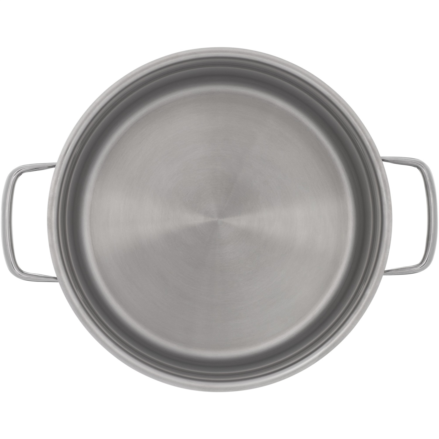 WMF Compact Cuisine - Pentola grande 24 cm in acciaio inox Cromargan lucido con coperchio in vetro, 5,6 l, impilabile