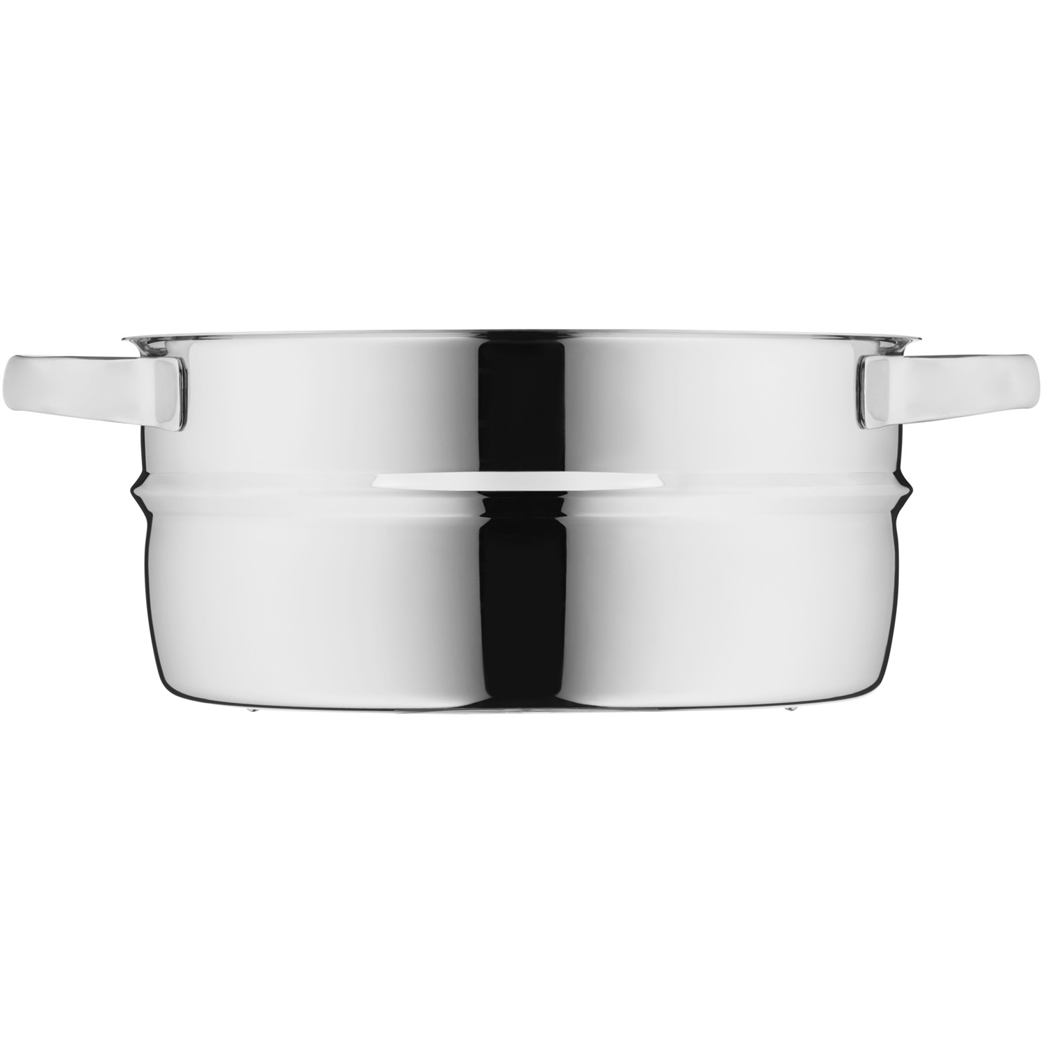 WMF Compact Cuisine - Inserto per pentola a vapore 24 cm in acciaio inox Cromargan, lavabile in lavastoviglie