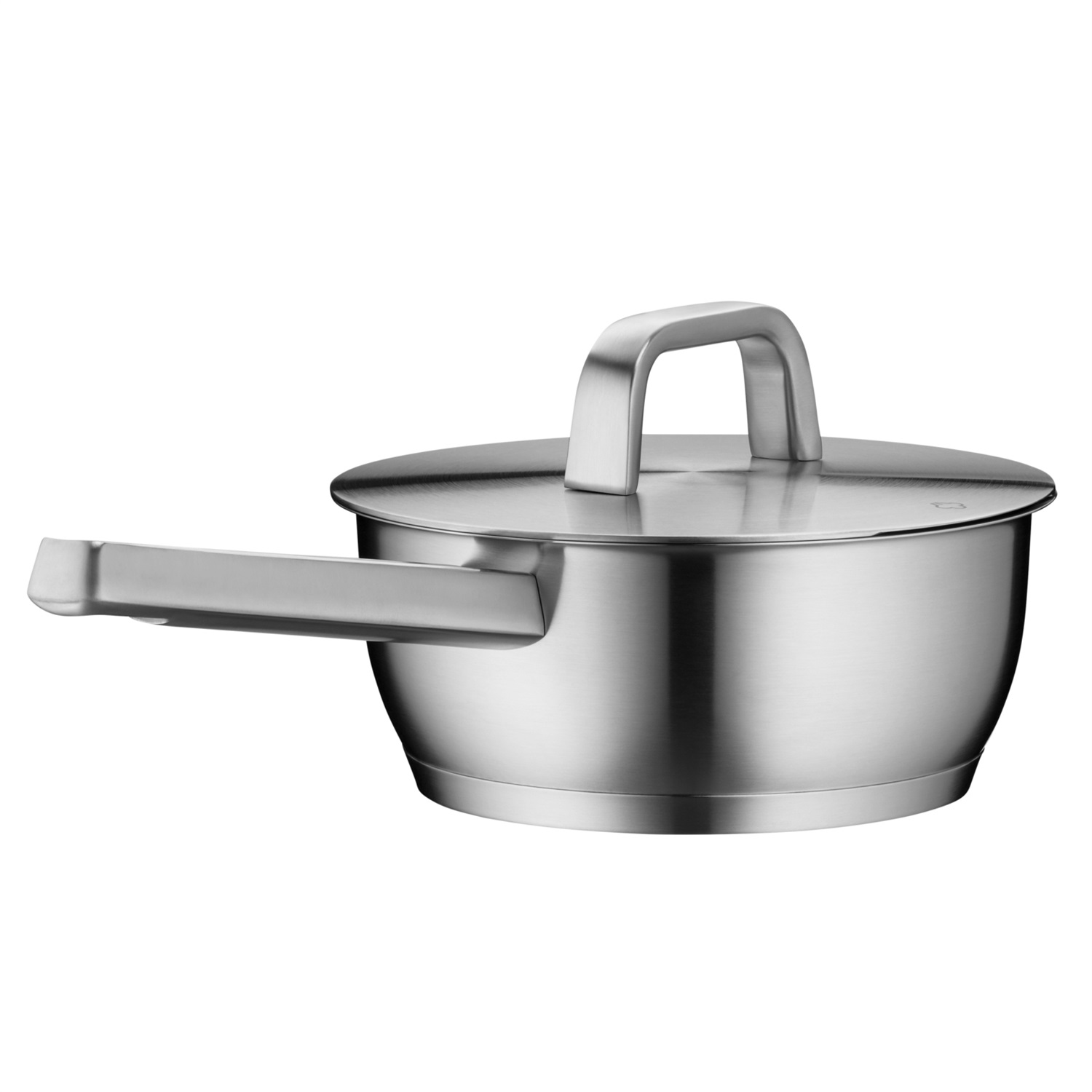 WMF Iconic Set di Pentole a Induzione in Acciaio Inossidabile - 2 Pezzi con Coperchi, Design Elegante e Funzionale